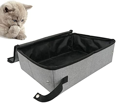 עמיד למים חתול ארגז חול מעשי חתול ניקוי אגן מתקפל חתול אסלת ציוד לחיות מחמד עבור חיצוני באמצעות