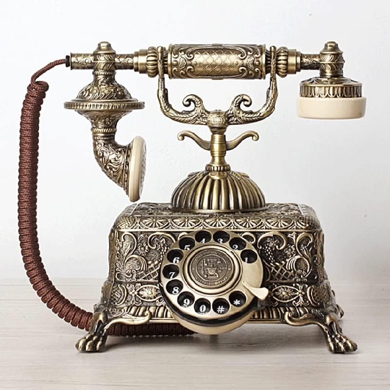 WYFDP מתכת וינטג 'טלפון עתיק