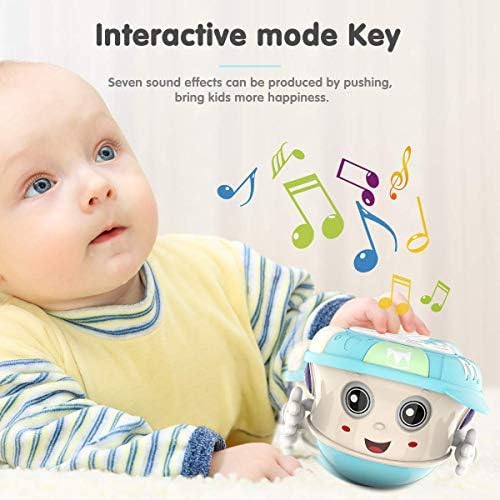 צעצועים לתינוקות צעצועים מוזיקליים לתינוקות ל 6 12 בנים ונערות בני 18 חודשים עם אורות נשמע מוזיקה
