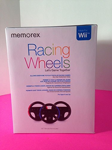 Memorex Wii Wheels Wheels חבילה משפחתית של שלוש