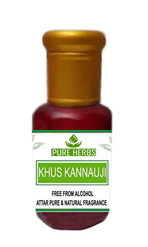 עשבי תיבול טהורים Khus Kannauji Attar אלכוהול ללא יוניסקס ושימושים יומיים 50 מל