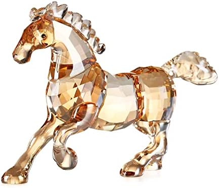 סוס קריסטל סוס גלגל המזלות הקישוטי שולחן פסלון קישוטי שולחן חיה אספנית מתנות ליום הולדת
