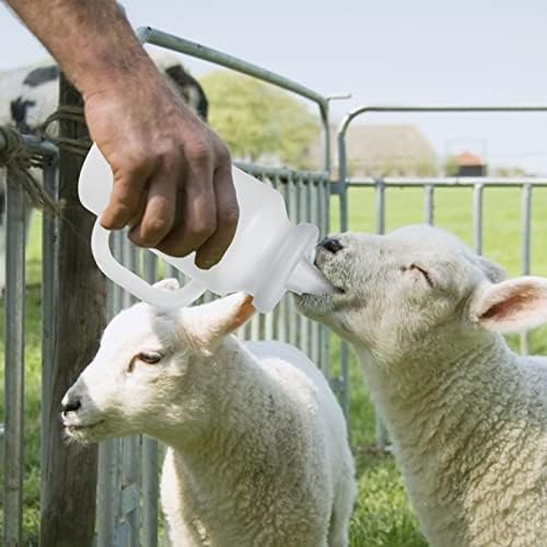 גנאזונו בקבוק חלב כבש האכלת בקבוק חלב עיזים תינוק עז 1.6 ליטר דלי האכלה מפלסטיק אספקת האכלת אחות לחיות מחמד