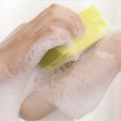 קופסת סבון כפולה של WSZJJ, מגש סבון קופסת סבון מברשת אסלה, מברשת איפור, לוח שטיפה, ירוק