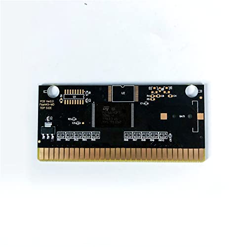 Aditi Ristar - ארהב תווית ארהב FlashKit MD Electroless Card Gold PCB עבור Sega Genesis