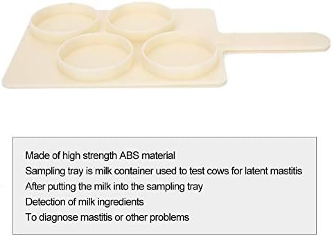 חלב מבחן מגש חלב אוסף דגימה מגש בקר חוות מעבדה דלקת בשד מבחן לוח עם ארבעה שונה אזור 47 ב שרירי בטן