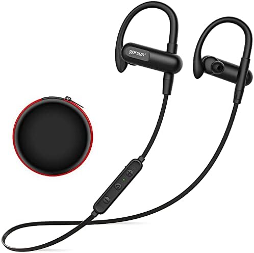 Gorsun E20 אוזניות Bluetooth, 30 שעות זמן משחק, Bluetooth 5.0 CVC6.0 אוזניות בידוד קול עם מיקרופון,