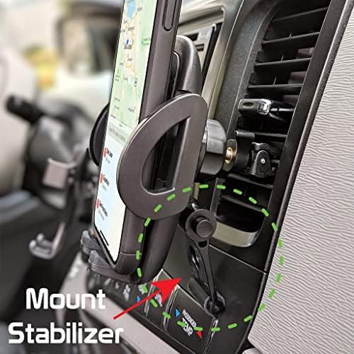 360 Multi Mount Works מלאים עבור NOA N8 ומחזיק מכוניות מתכוונן לחלוטין, נייד, עמיד עד 3.5 אינץ 'מסכים