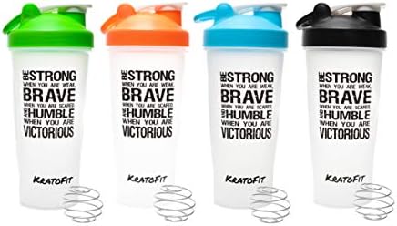 Kratofit 28oz חלבון שייקר בקבוק לחדר כושר, כוס, מערבל אבקת כושר, בלנדר, BPA בחינם, עיצובים וצבעים מרובים