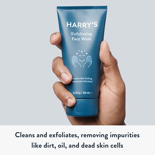 שטיפת הפנים של הארי-ניקוי פנים לגברים, חבילת 5.1 אונקיות עשויה להשתנות