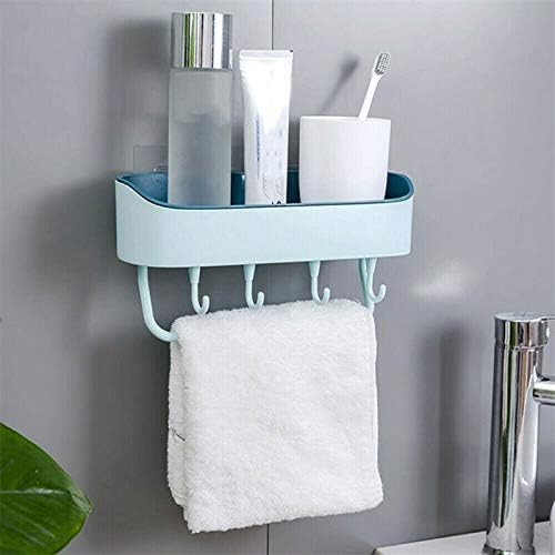 ארגון אמבטיה WXXGY מדף מקלחת מדף קיר אחסון מדף מקל מארגן חדר אמבטיה/C יניקה מסודר