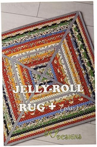 R.J. עיצובים ג'לי רול שטיח פלוס דפוס