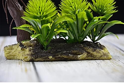 סימולציה של אקווריום עץ פיניקס בצורת אורן צמחים הידרופוניים צמחים פלסטיק ריאליסטי טנק דת דקור צמח קישוט אקווריום