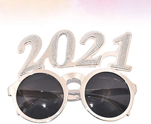 עיצוב חג המולד של Bootoyard שנה חדש משקפי משקפי נצנצים 2021 משקפי שמש משקפי שמש למסיבה לשנה החדשה משקפי חידוש