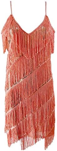 שמלות פלאפר לנשים של AIVTALK משנות העשרים של המאה העשרים גטסבי פייטים פלאפר פלאפר קוקטייל סקסי שמלת אולם