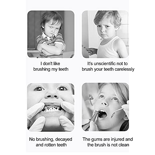 4 יחידות מברשת שיניים ידנית לתינוק לפעוטות ילדים מברשות שיניים מברשת שיניים רכה סיליקון לניקוי 360 +