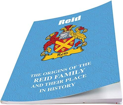 אני Luv Ltd Reid חוברת היסטוריה של שם משפחה משפחה אנגלית עם עובדות היסטוריות קצרות