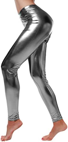 NYYBW נשים דמוי עור חותלות עור רטובות מראה מכנסי פלטי נמתחים עם מכנסיים מכנסיים מכנסיים מכנסיים מכנסיים