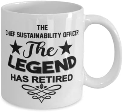 קצין הקיימות הראשי ספל, האגדה פרש, רעיונות מתנה ייחודיים לחידוש לקצין הקיימות הראשי, כוס תה ספל קפה לבנה