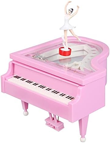 Yfqhdd פסנתר רומנטי דוגמנית קופסא מוסיקה בולרינה קופסאות מוזיקליות קופסאות קישוט בית מתנה לחתונה