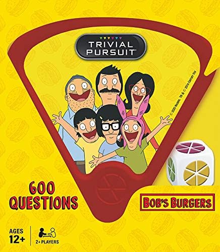 ההמבורגרים של בוב המרדף טריוויאלי / שאלות משחק טריוויה מן ההמבורגרים של בוב / 600 שאלות & מגבר; למות