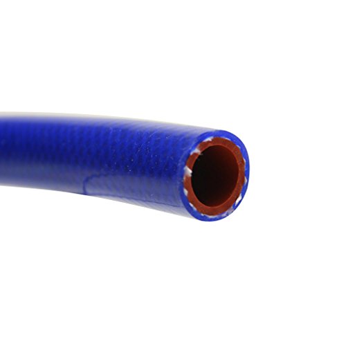 HPS 1/2 ID כחול כחול טמפרטורה גבוהה מחוזקת צינור סיליקון צינור 250 רגל גליל, מקסימום לחץ עבודה מקסימום