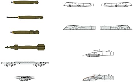 סט פצצות מטוסים אמריקאי 1/72 - ערכת בניית מודלים מפלסטיק אף-פי-45