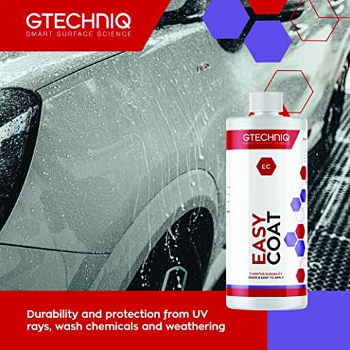 Gtechniq - מילוי מעיל קל - עד 3 חודשים של עמידות; מהיר וקל ליישום; ציפוי בטוח; החל על צבע אוטומטי או משטחי