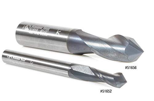כלי אמנה - 51651 ביצועים גבוהים CNC CNC Carbide 90 ° 'V' מקדחות ספירלה עם ALT
