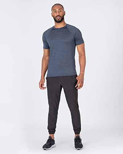 חולצת ריצה לגברים של סקורה- ביצועים מהיר מהיר אתלטי רזה רגליים חולצה חולצה