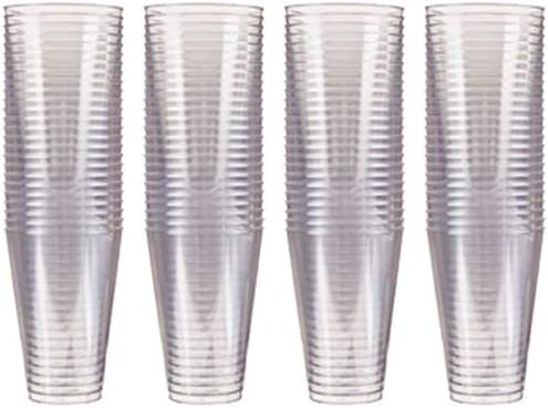 100 רוזן פלסטיק קשיח 14 כוסות מסיבות אונקיה 14 גרם כוסות מיושנות ישנות אידיאליות לבית, למשרד, לברים, לחתונה,