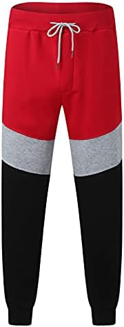 סתיו סתיו של גברים עם 2 חלקים מכופפים כיס מודפס בכיס שרוול ארוך חולצה ומכנסיים ארוכים מכניסים ספורט