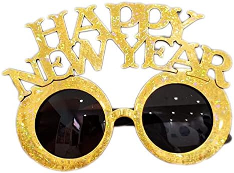 Mllxon שנה טובה משקפי ראייה נצנצים משקפי שמש לשנה החדשה