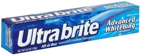10 אולטרה בריט נקי מנטה משחת שיניים מתקדמת, 6-Oz. צינורות מאת Ultra Brite