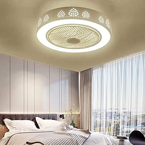 מאווררי תקרה של Cutyz עם מנורות, מאווררי תקרה של 55 סמ מאווררי תקרה לחדר שינה עם אורות עם שלט רחוק