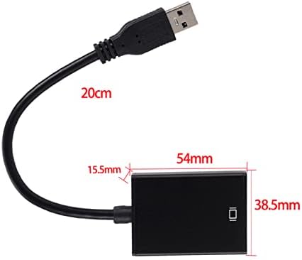 USB ל- HDMII תואם מתאם USB 3. 0/ 2. 0 ל- HDMII תואם 1080p ממיר וידאו עם שמע עם שמע