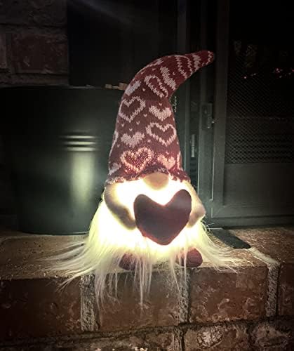 Love Gnome - קישוטים מקסימים קיץ לבית, גמדים היפיים של פינוי, אור לילה LED, ליום ה- 4 ביולי, ועוד!