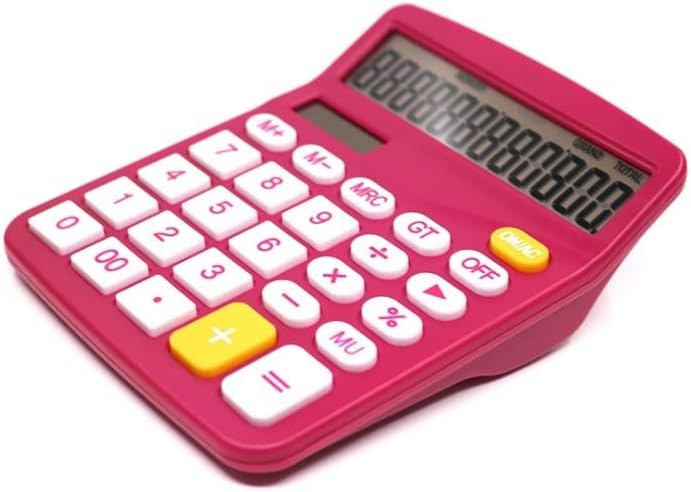 Cujux 12 ספרות מחשבון שולחן כפתורים גדולים כלי חשבונאות פיננסי