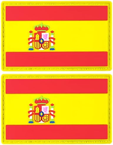 תיקון דגל JBCD ספרד טלאי טקטי ספרדי - וו גומי PVC וכתם אטב