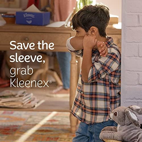 Kleenex Trusted Care Face רקמות פנים, 4 קופסאות שטוחות, 160 רקמות לקופסה, 2 רובד