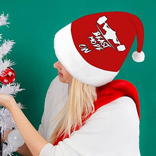 חית מצב על חג המולד כובע סנטה כובעי חג המולד עץ קישוטי חג דקור מתנות למבוגרים נשים משפחת גברים