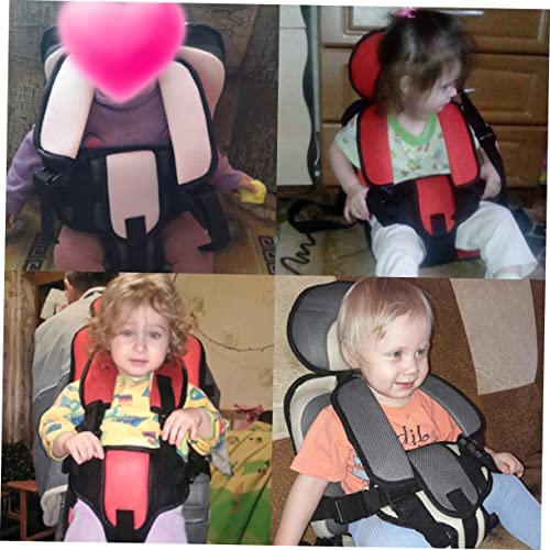 Kisangel Kids Leash 8 PCS עגלת בטיחות שרוול אפור Cuhsion בחגורת בטיחות סטר סטר רכב חגורת תינוקות תינוקות כתף ילדים