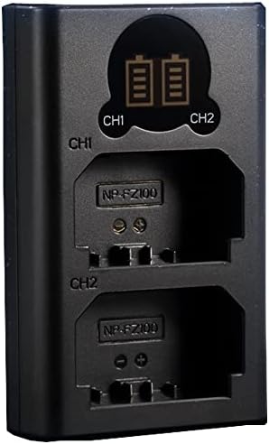 מטען סוללות NP-50 USB כפול למצלמה דיגיטלית