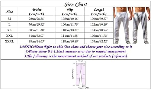 מכנסי פשתן כותנה לגברים, 2023 אנשי קיץ נוחים בעלי ריבית גבוהה בצבע אחיד רזה מתאים מכנסי טרניעה מפוספסים