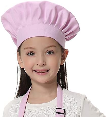 טופטי שף כובע עבור ילד & מגבר; למבוגרים, כותנה אלסטי מתכוונן מטבח בישול אפיית כובע