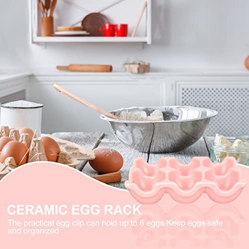 קרמיקה ביצת מגש, קרמיקה ביצת מתקן ביצת מחזיק עבור מקרר פורצלן ביצת מיכל לבית מטבח קרמיקה ביצים ירוק