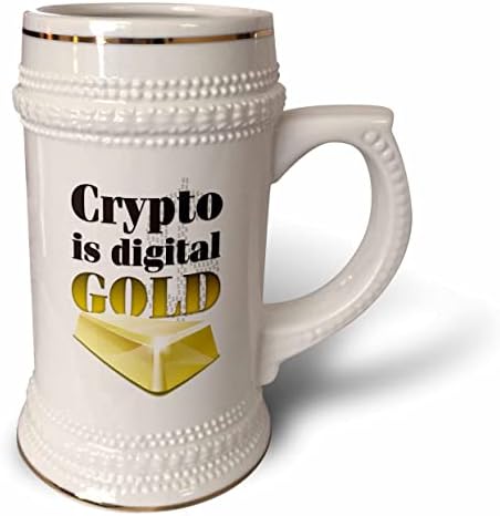 תמונת 3 של המילים קריפטו היא זהב דיגיטלי - 22oz שטיין ספל