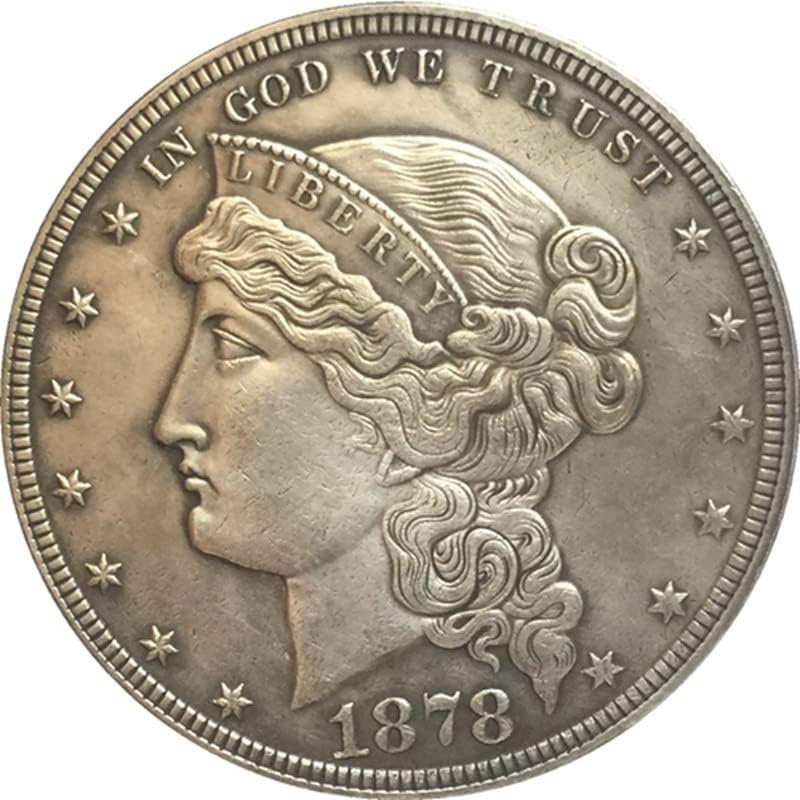 1878 מטבעות זיכרון אמריקאיות מטבעות נחושת נחושת מכסף עתיק כסף עתיק כסף מטבעות זיכרון מטבעות מטבעות