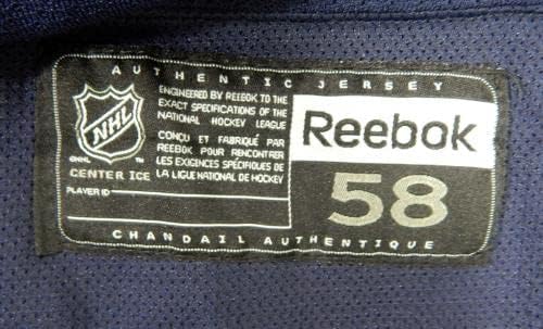 משחק ריינג'רס בניו יורק השתמש בתרגול חיל הים ג'רזי ריבוק NHL 58 DP31334 - משחק משומש גופיות NHL