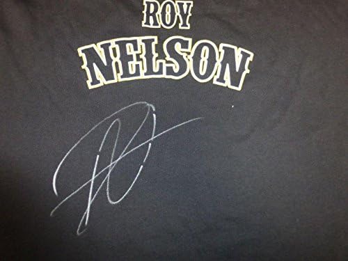 רועי נלסון חתום על UFC 159 חולצת טיול PSA/DNA COA Big Country MMA ELITE XL 137 - חתימות UFC שונות של מוצרים